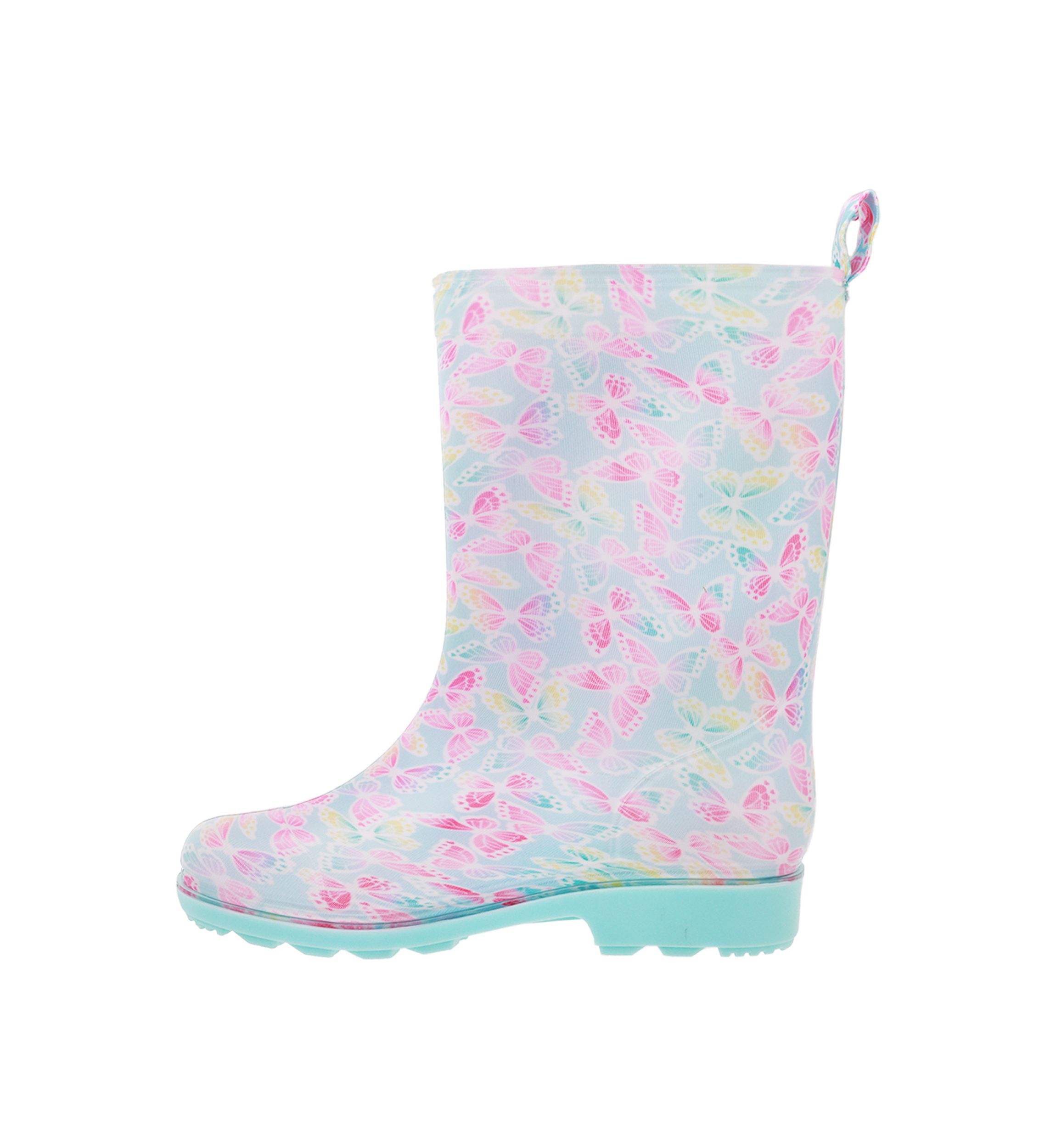 Big Kid Girls Ombré Butterfly Rainboots