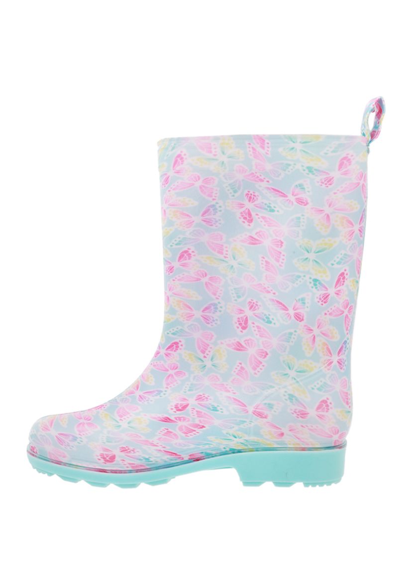Big Kid Girls Ombré Butterfly Rainboots