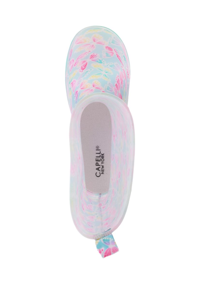 Big Kid Girls Ombré Butterfly Rainboots