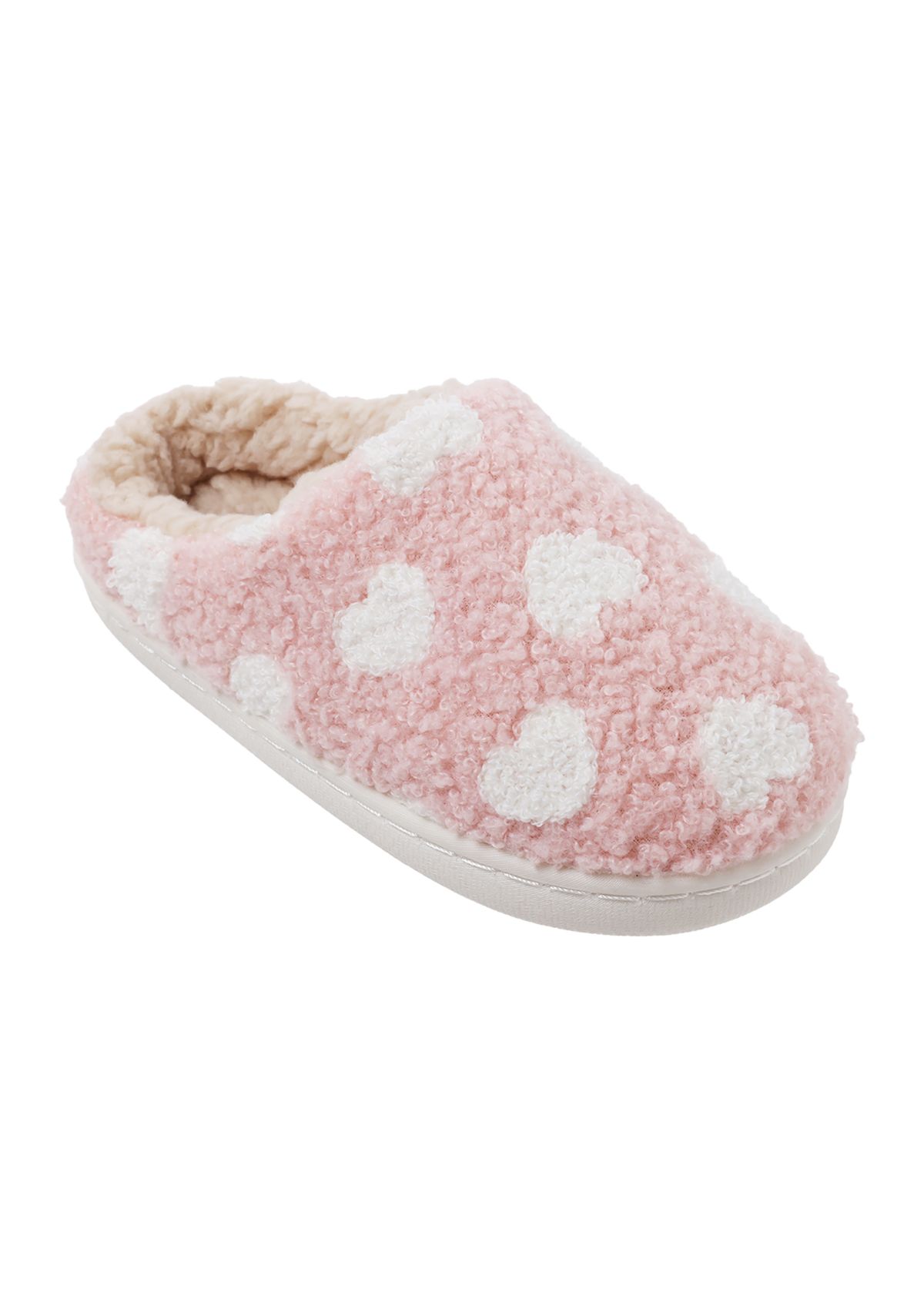 Youth Girls Heart Cloud Slippers