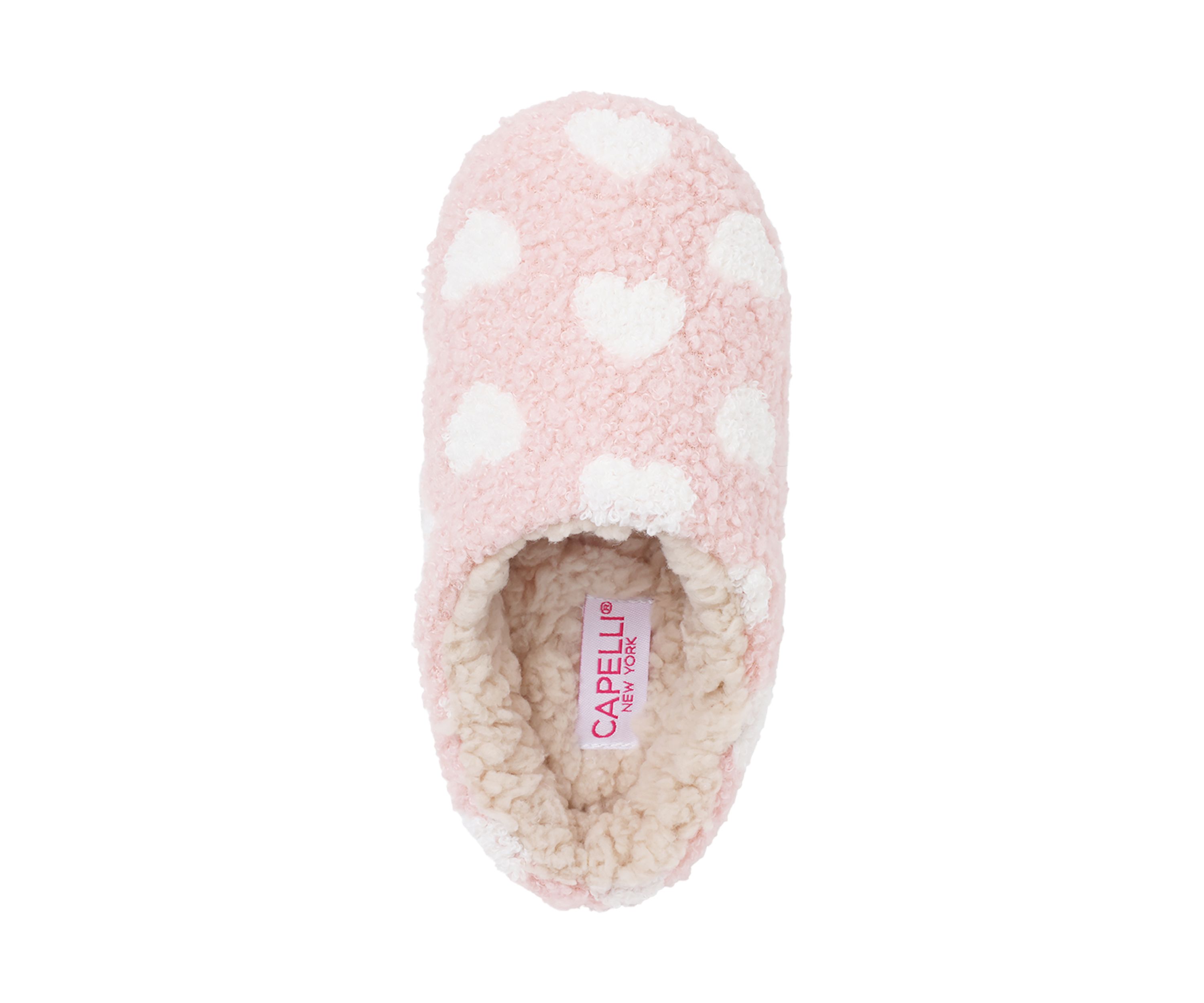 Youth Girls Heart Cloud Slippers