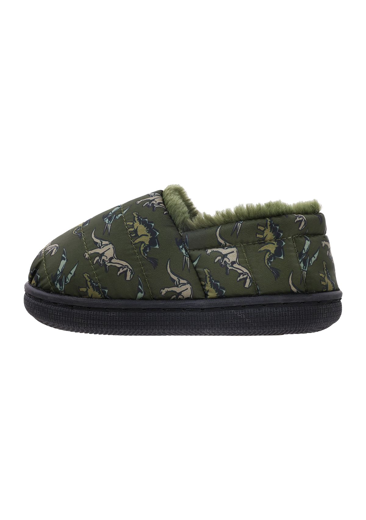 Toddler Boys Dino Print Slippers
