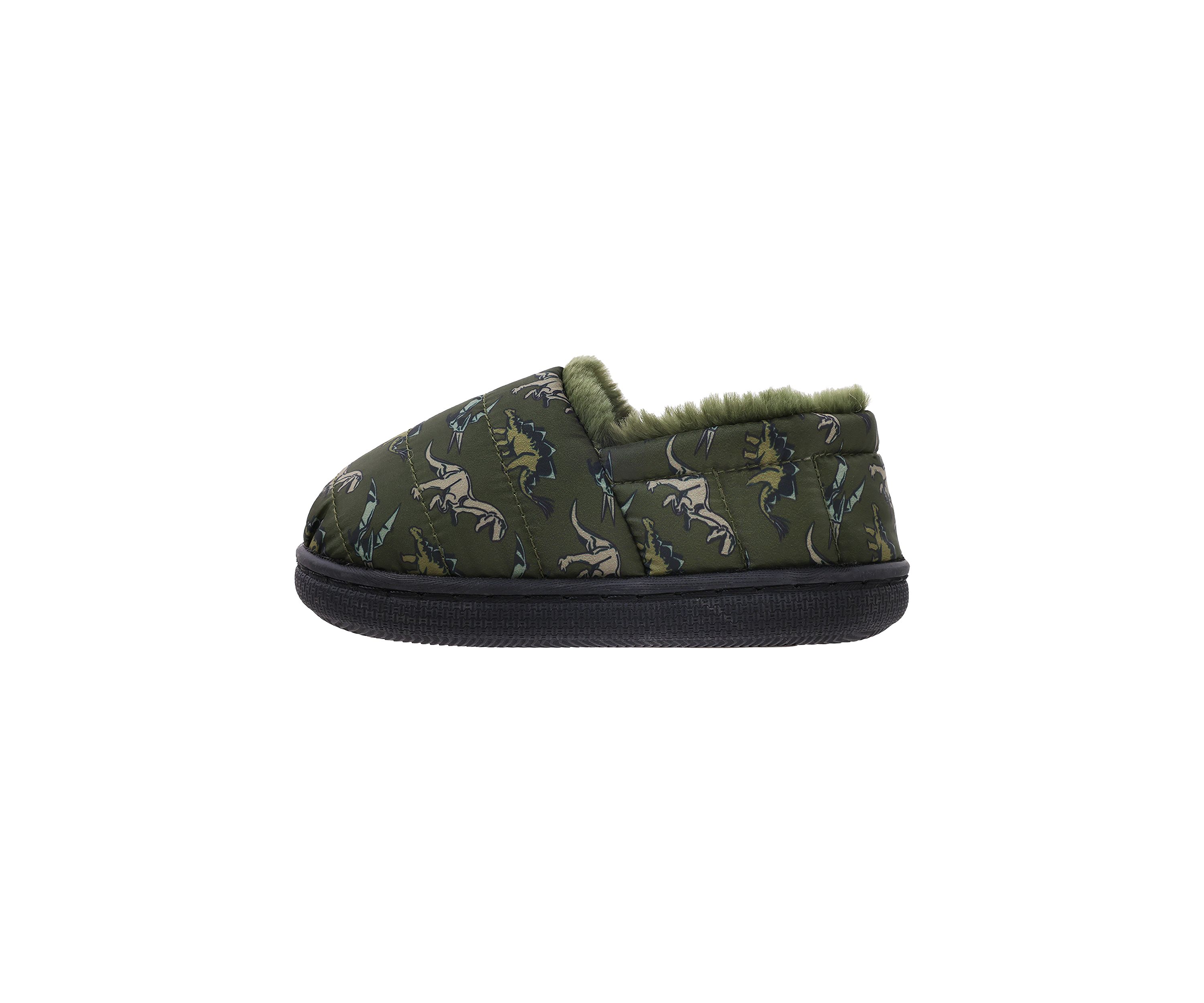 Toddler Boys Dino Print Slippers