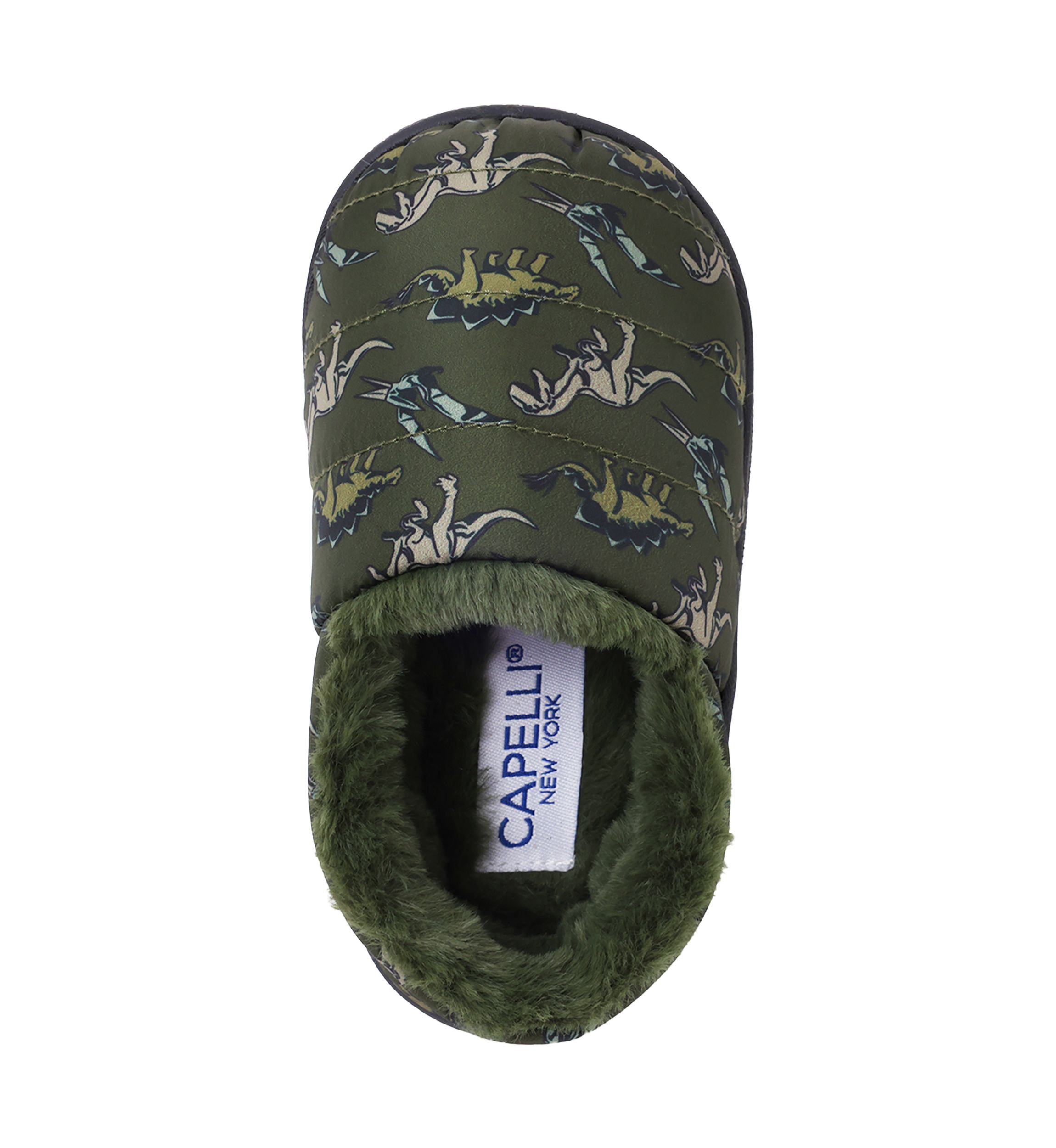Toddler Boys Dino Print Slippers