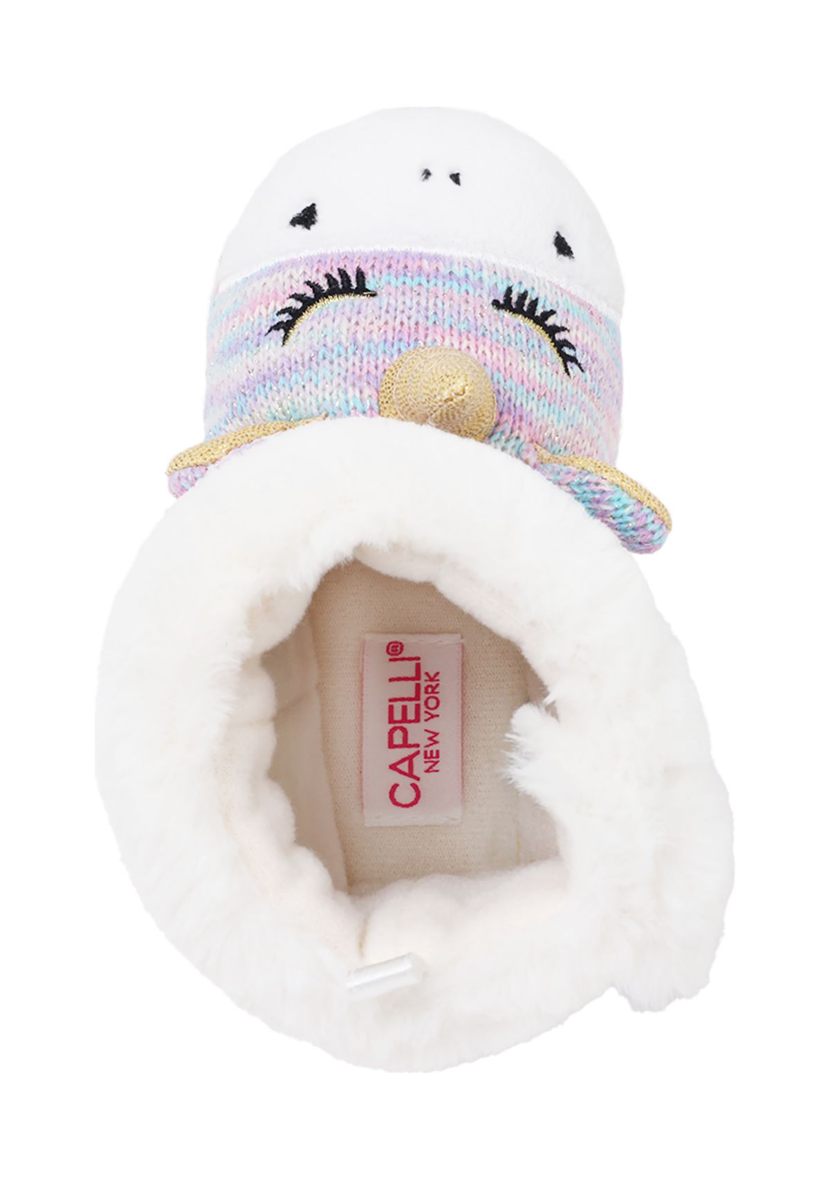 Toddler Girls Unicorn Face Slippers