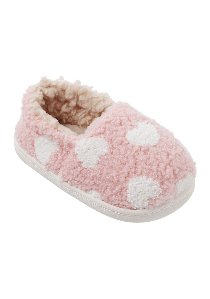 Toddler Girls Heart Cloud Slippers