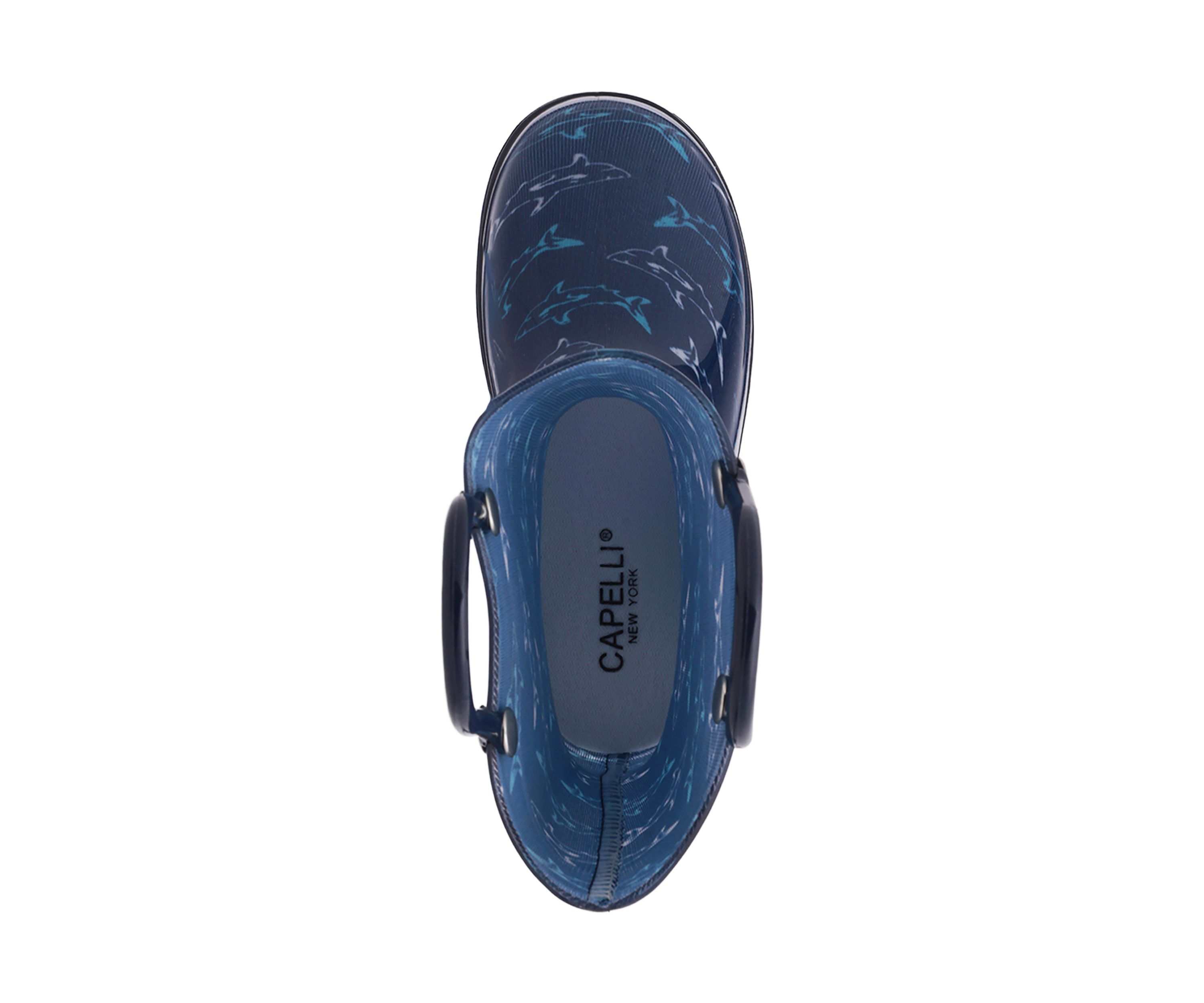 Little Kid Boys Shark Print Rainboots