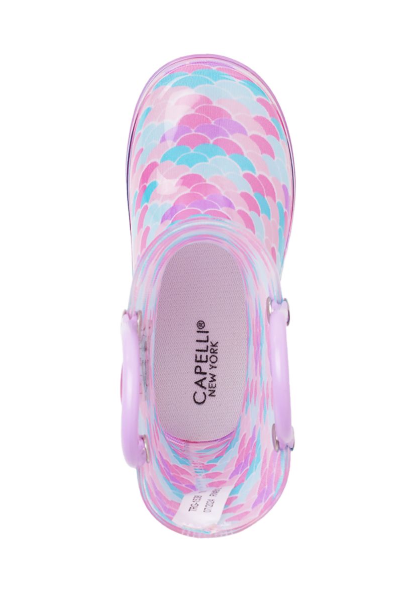 Toddler Girls Mermaid Rain Boots