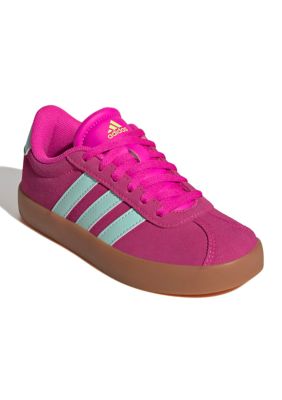 adidas Big Kid Girls VL Court 3.0 K Sneakers, 11M Little Kid
