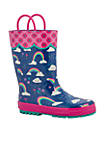 Toddler Girls All Over Print Rainbow Boot