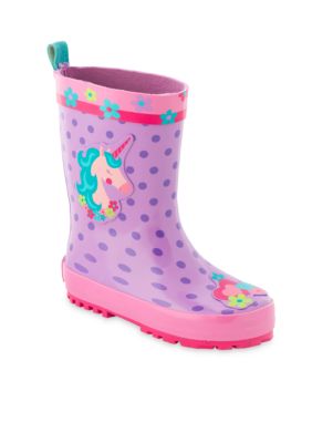 purple unicorn boots