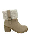 Chimney Shearling Cuffed Booties