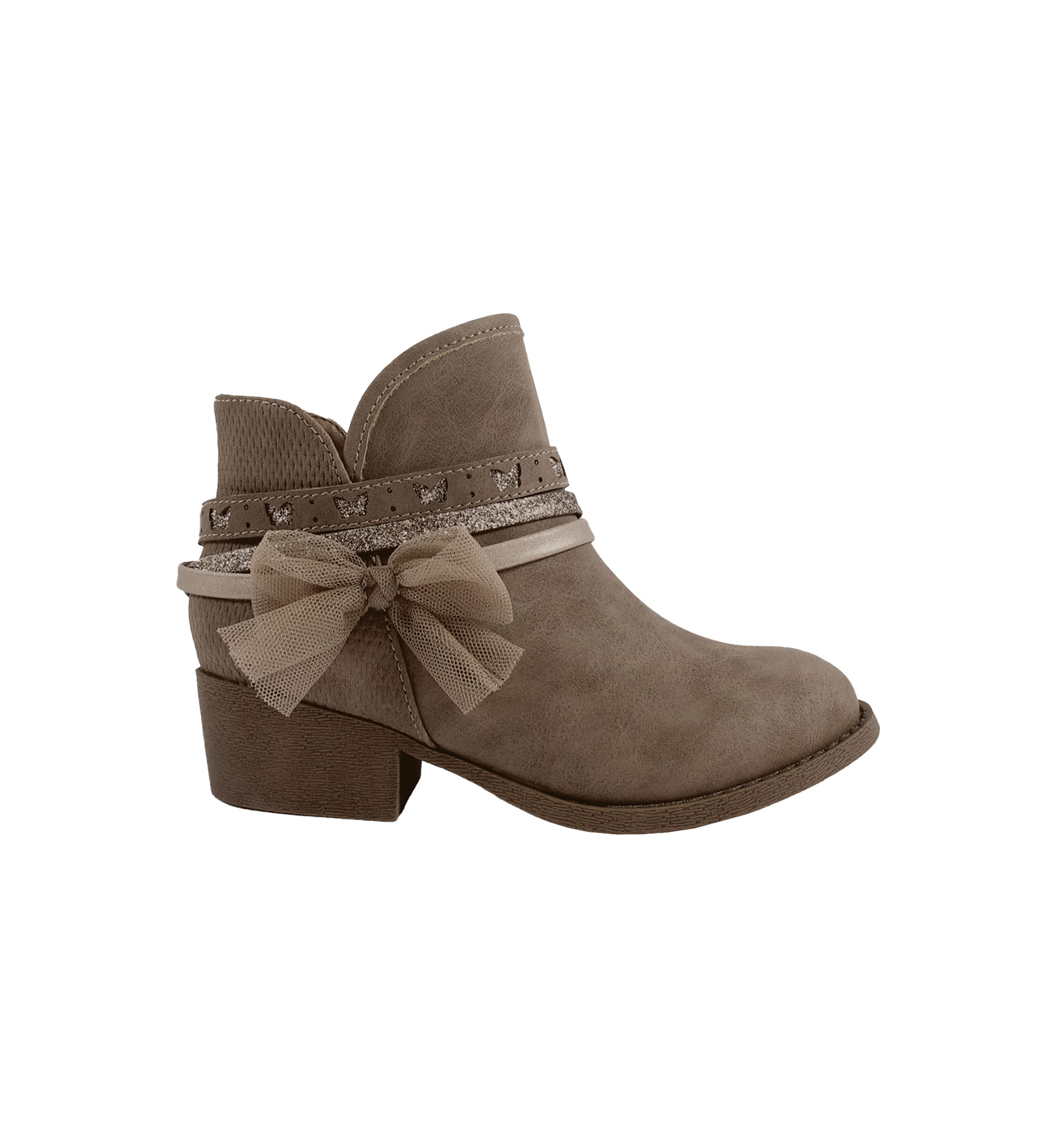 Youth Girls Stencil Bow Booties