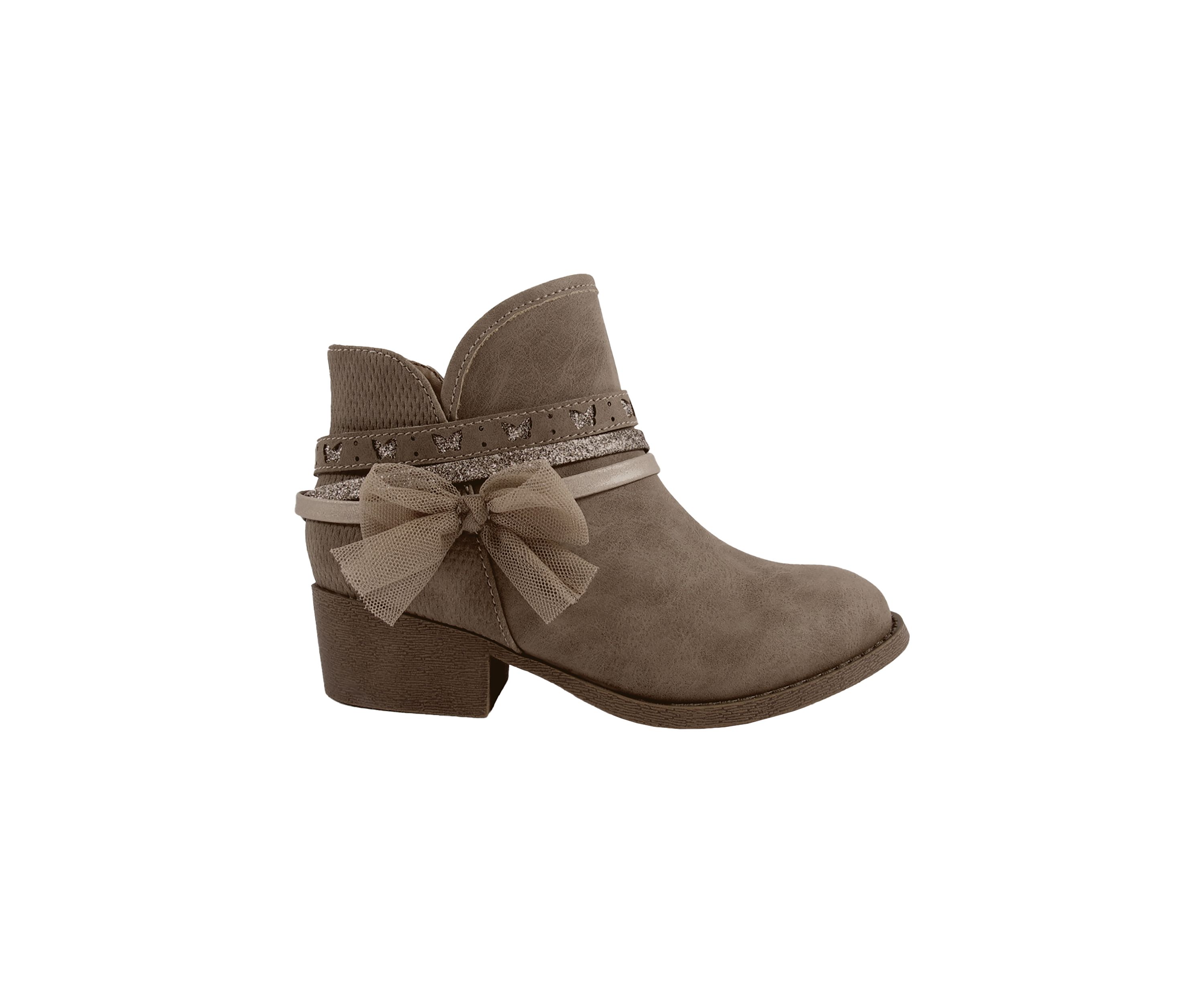 Youth Girls Stencil Bow Booties