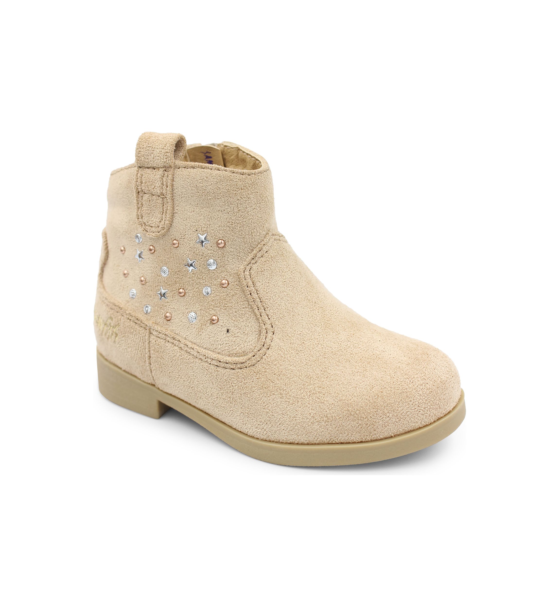 Toddler Girls Solea Studded Tab Western Booties