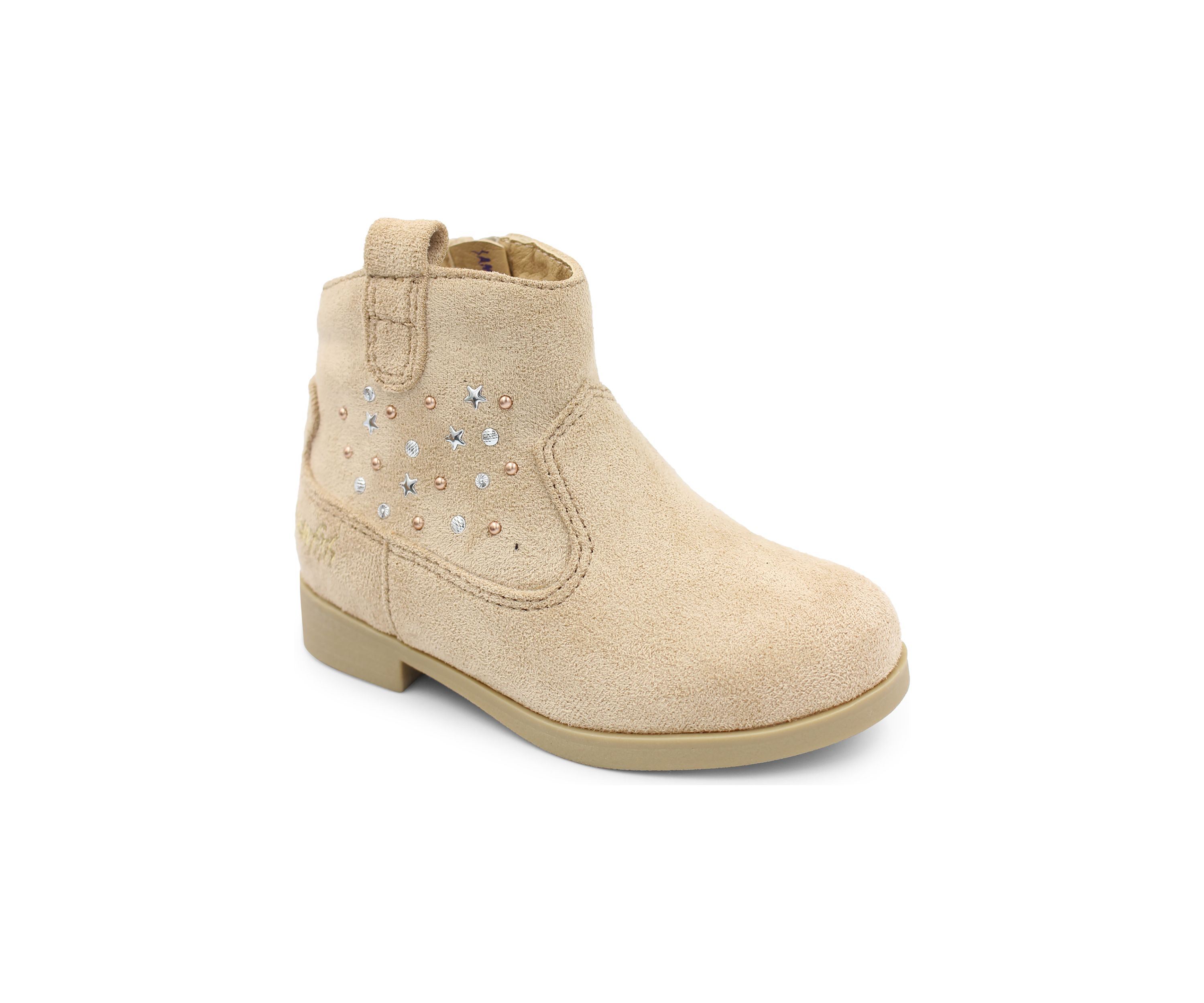 Toddler Girls Solea Studded Tab Western Booties
