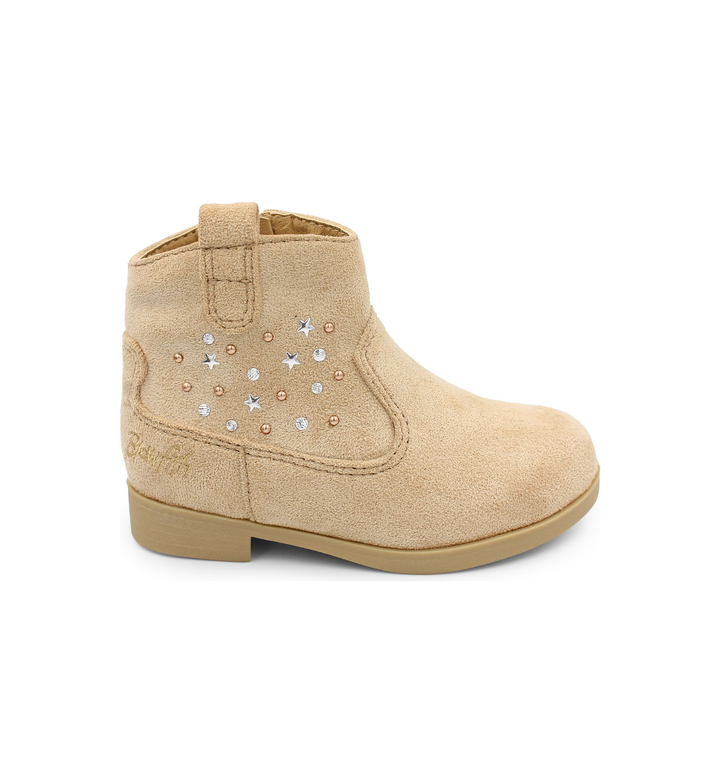 Toddler Girls Solea Studded Tab Western Booties