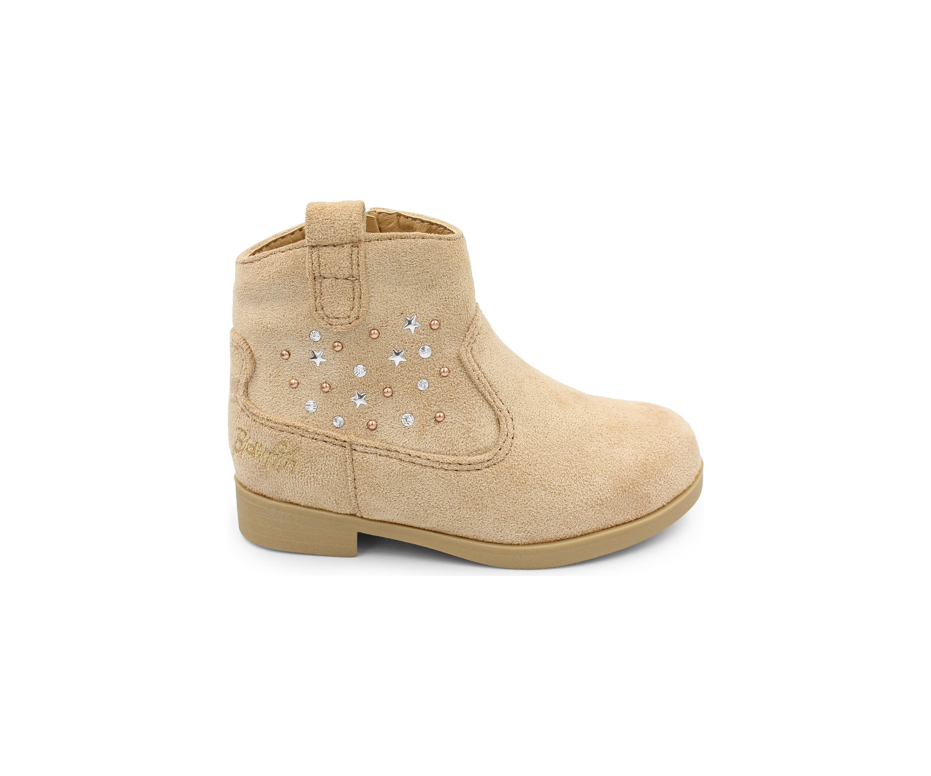 Toddler Girls Solea Studded Tab Western Booties