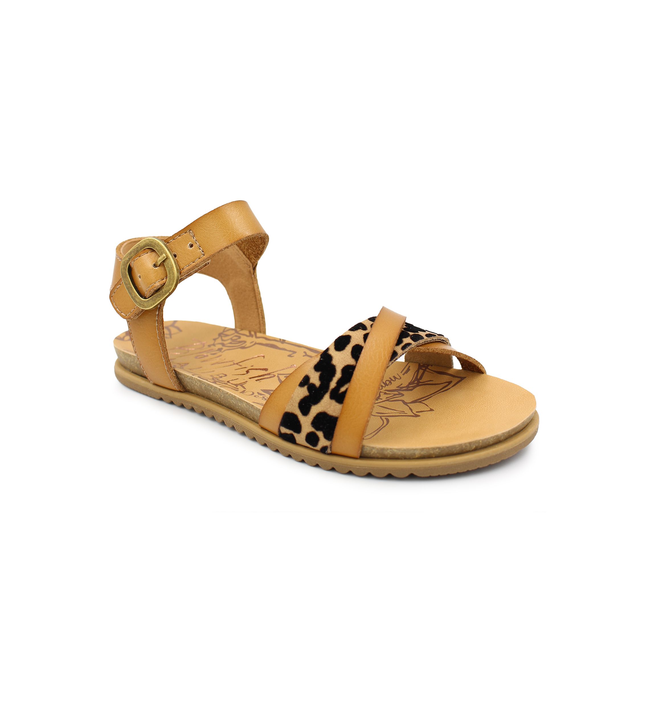 Multi Strap Leopard Sandals
