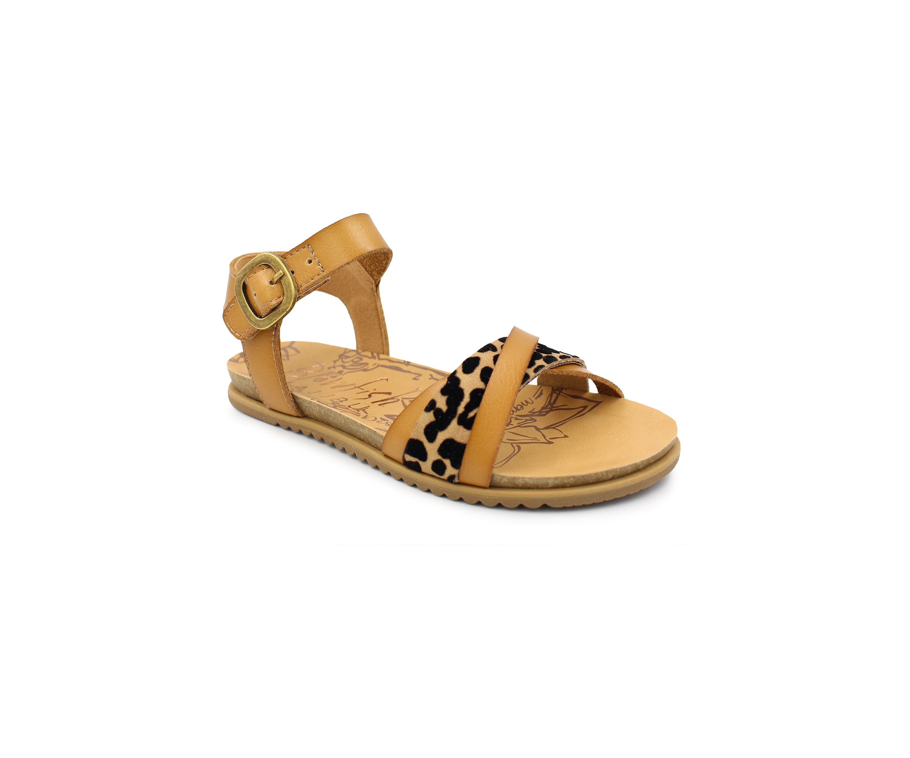 Multi Strap Leopard Sandals