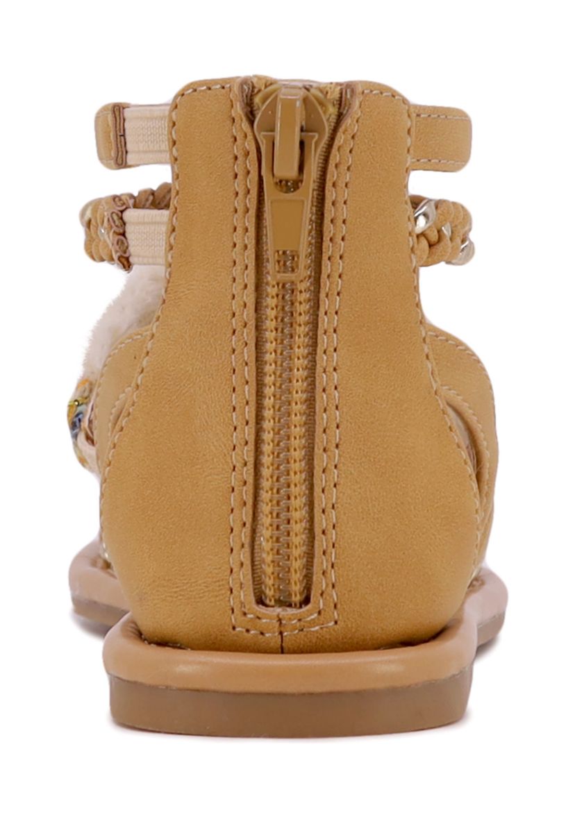 Youth Girls Fringe Gladiator Sandals