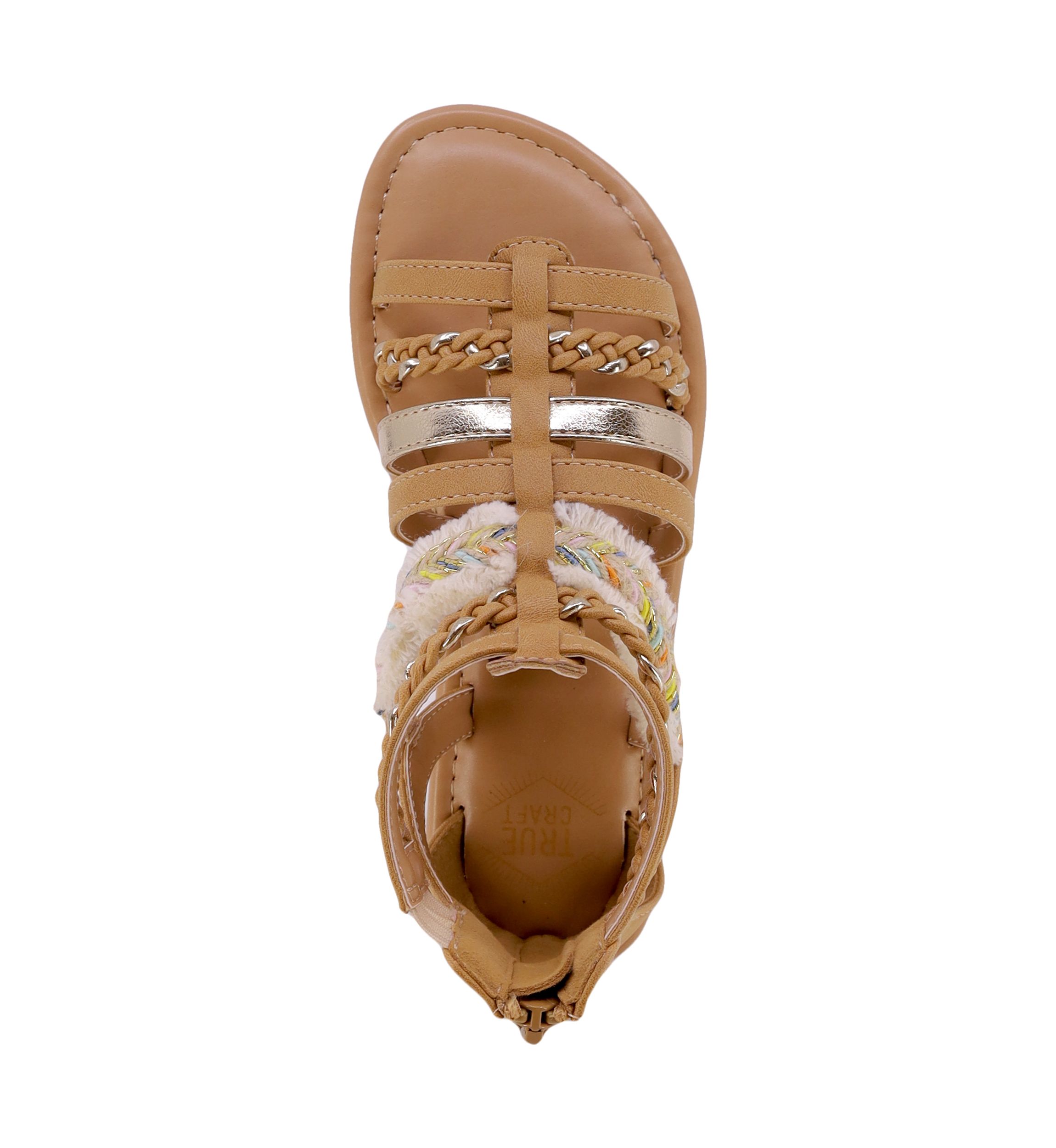 Youth Girls Fringe Gladiator Sandals