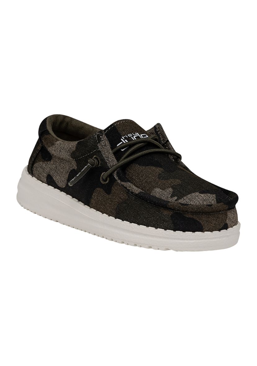 Toddler Boys Wally Linen Camo Loafers
