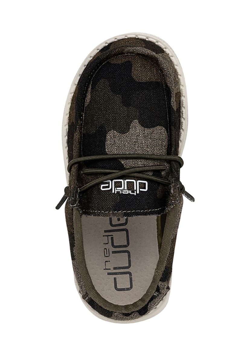 Toddler Boys Wally Linen Camo Loafers