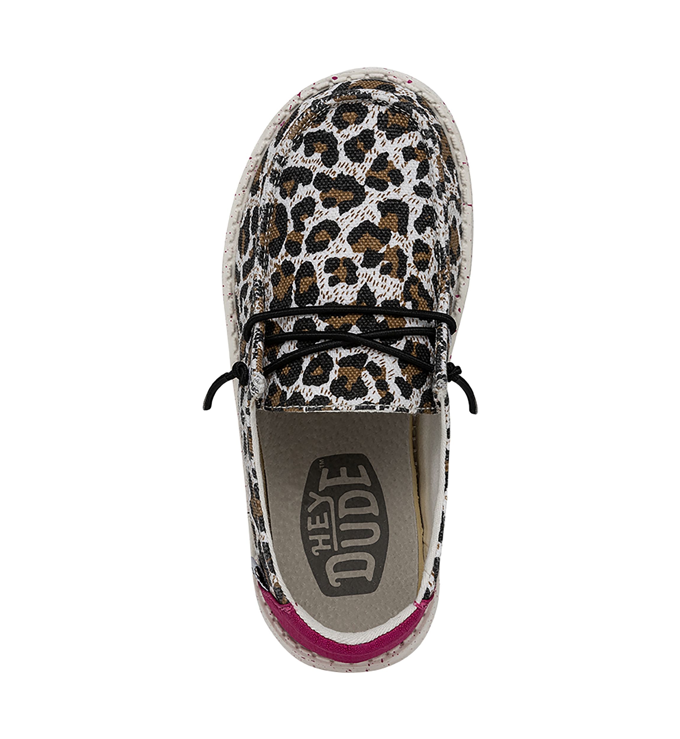 Youth Girls Wendy Cat Cheetah Sneakers