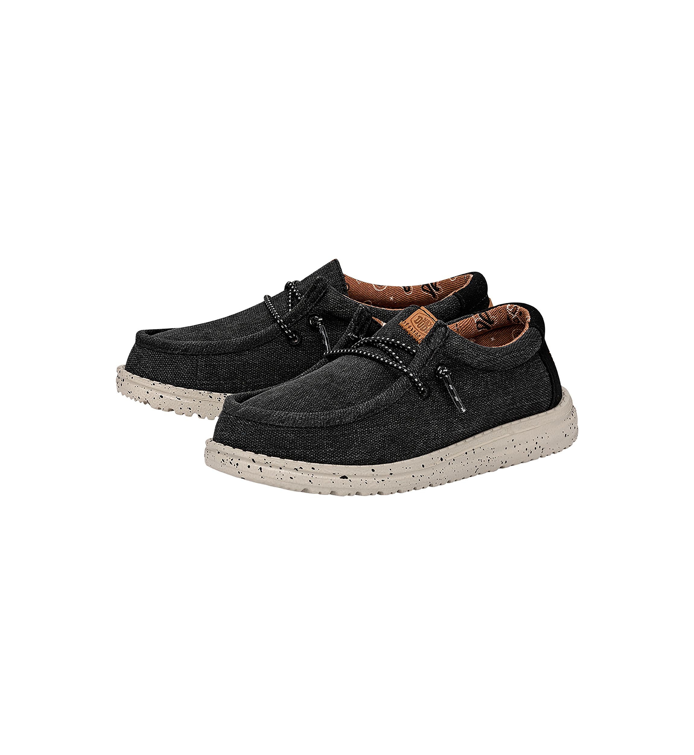Youth Boys Wally Washed Canvas Sneaker Loafers