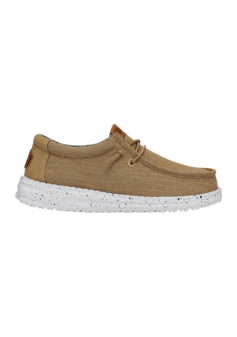 Youth Boys Wally Washed Canvas Sneaker Loafers