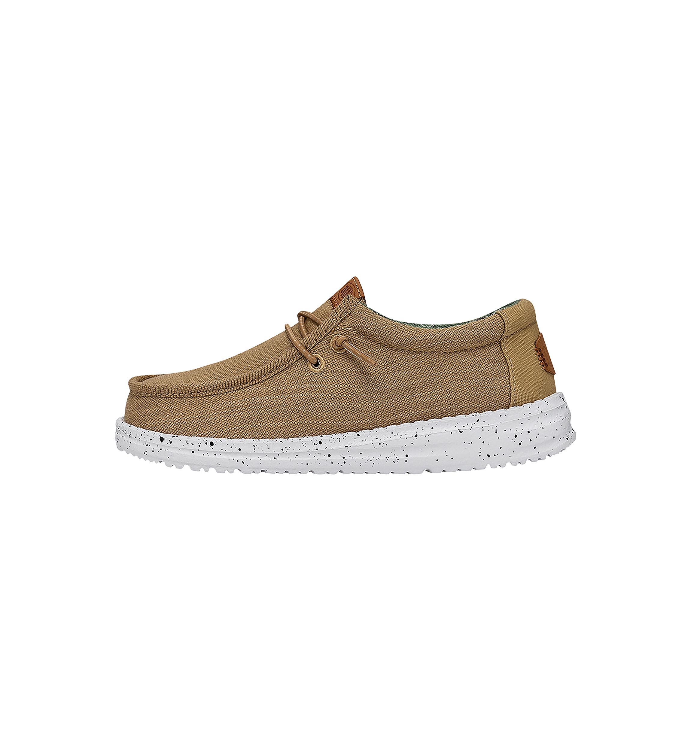 Youth Boys Wally Washed Canvas Sneaker Loafers