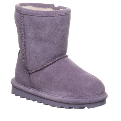 Bearpaw Elle Toddler Zipper Toddler Boots, Purple, 12M Little Kid