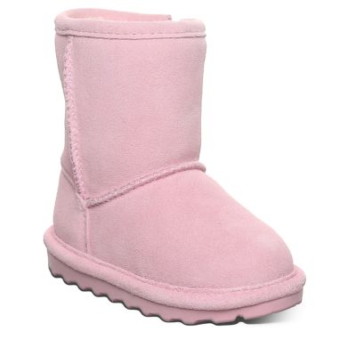 Bearpaw Elle Toddler Zipper Toddler Boots, Pink, 12M Little Kid