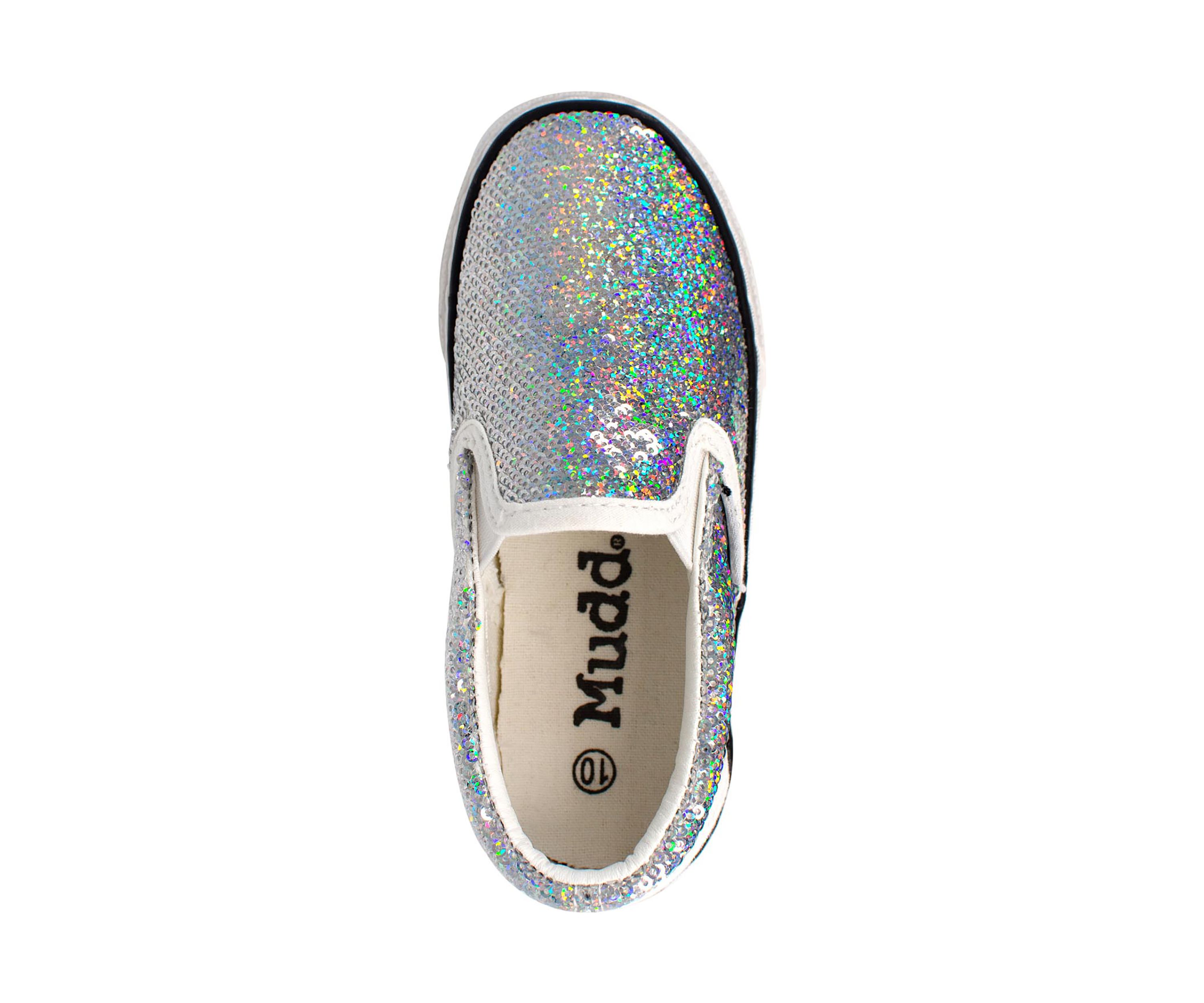 Toddler Girls Poppy Glitter Slip On Sneakers
