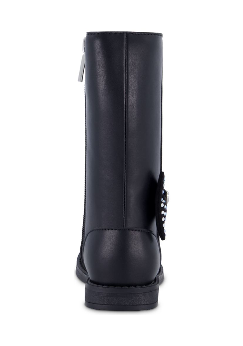 Toddler Girls Evie Bow Moto Boots