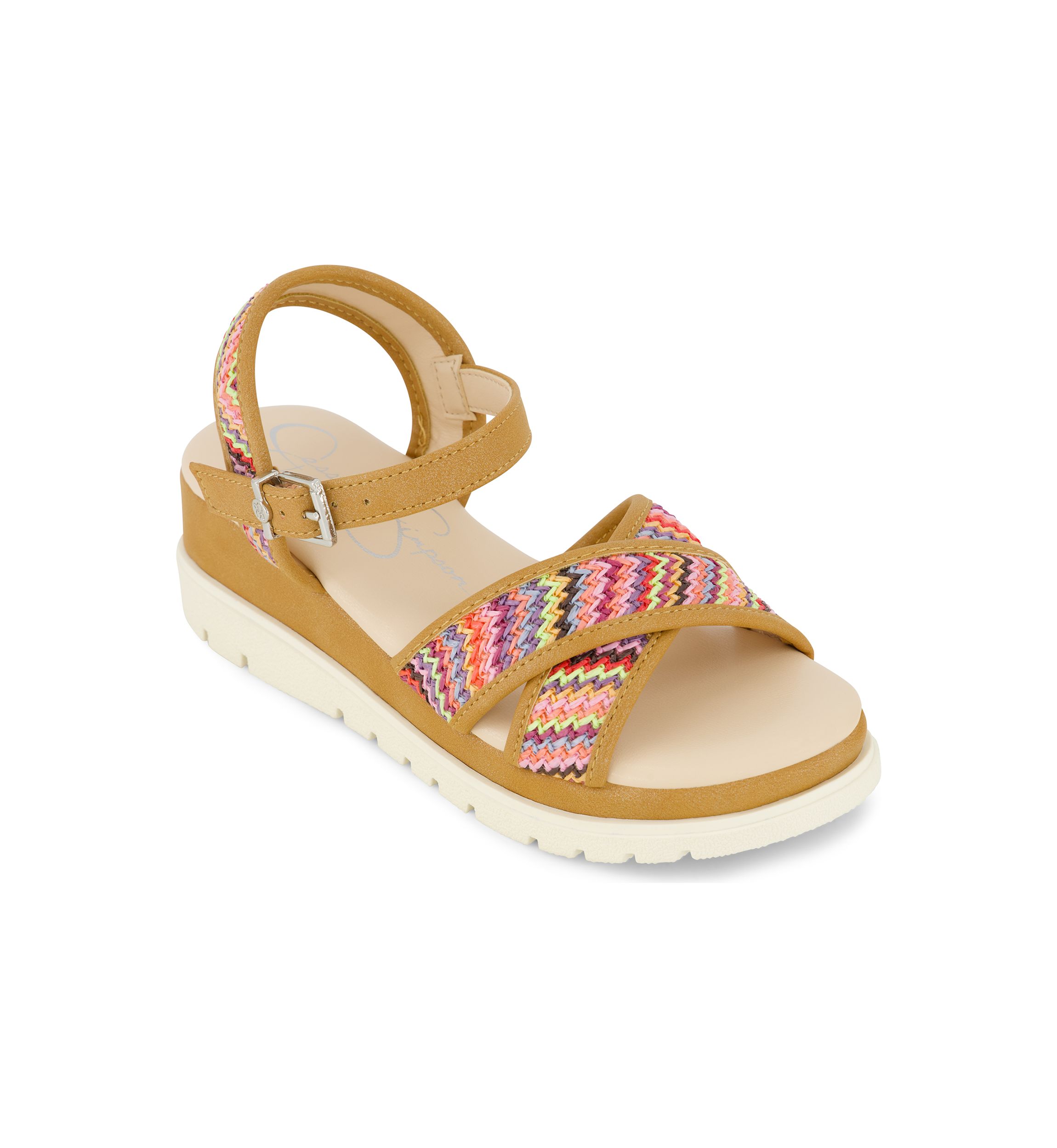 Youth Girls Addy Woven Wedge Sandals