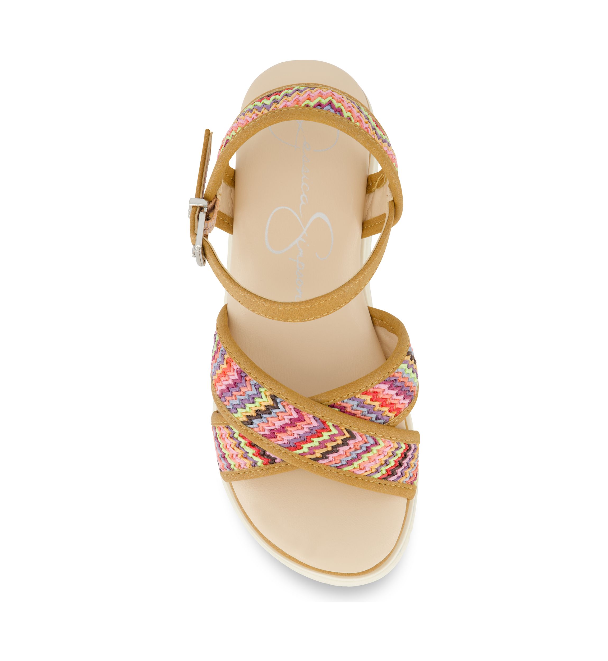 Youth Girls Addy Woven Wedge Sandals