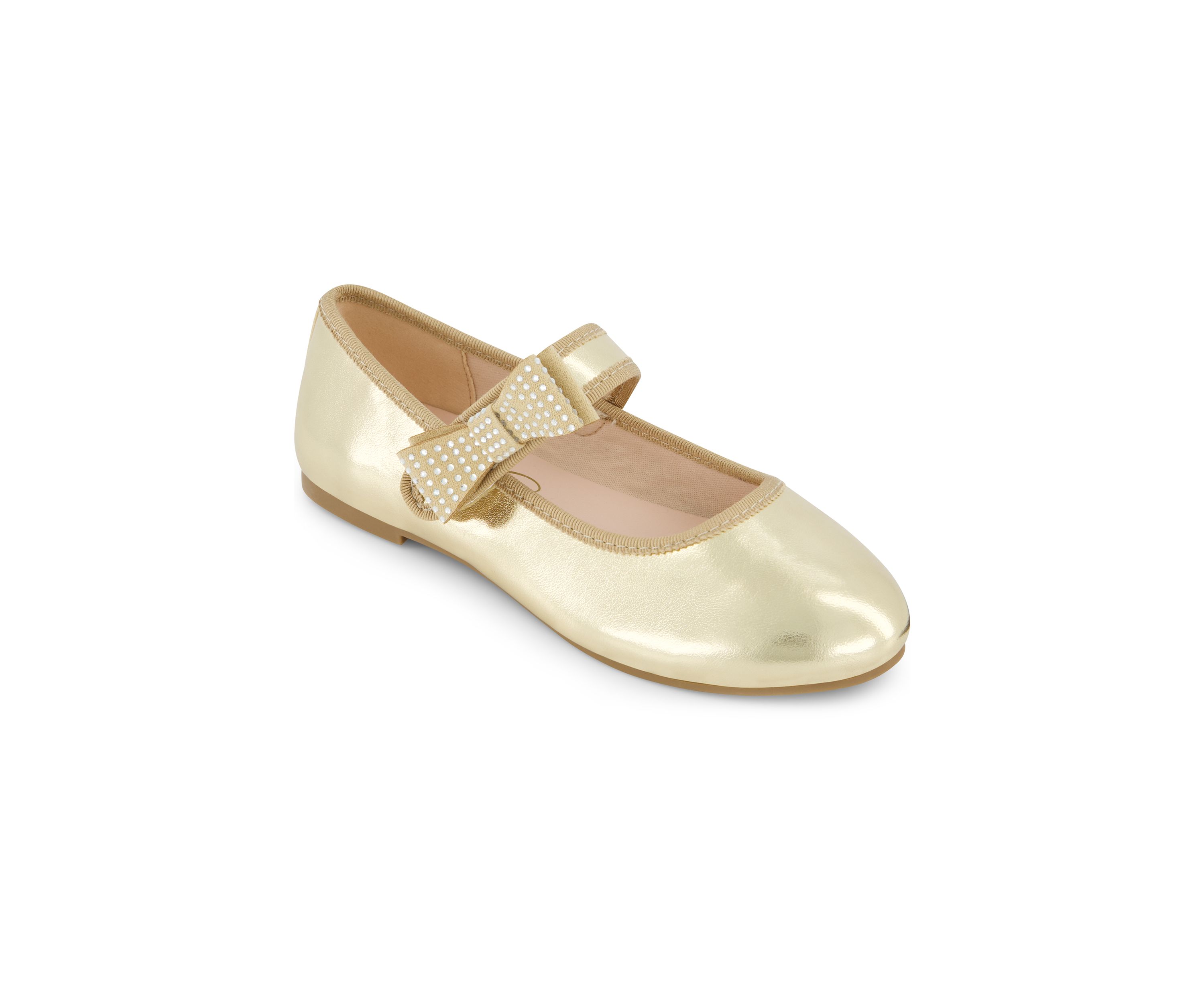 Big Kid Girls Amy Crystal Bow Flats