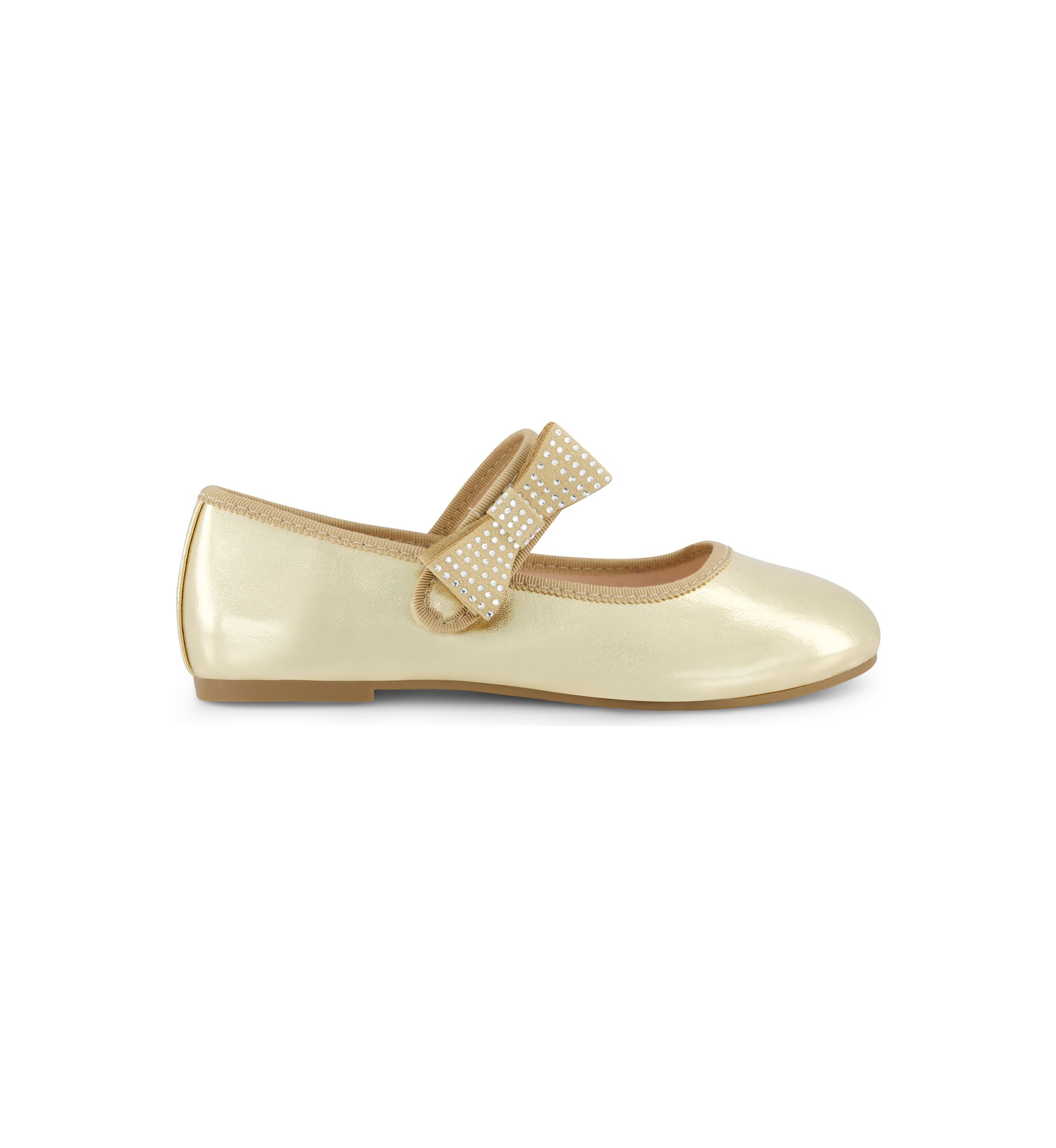Big Kid Girls Amy Crystal Bow Flats