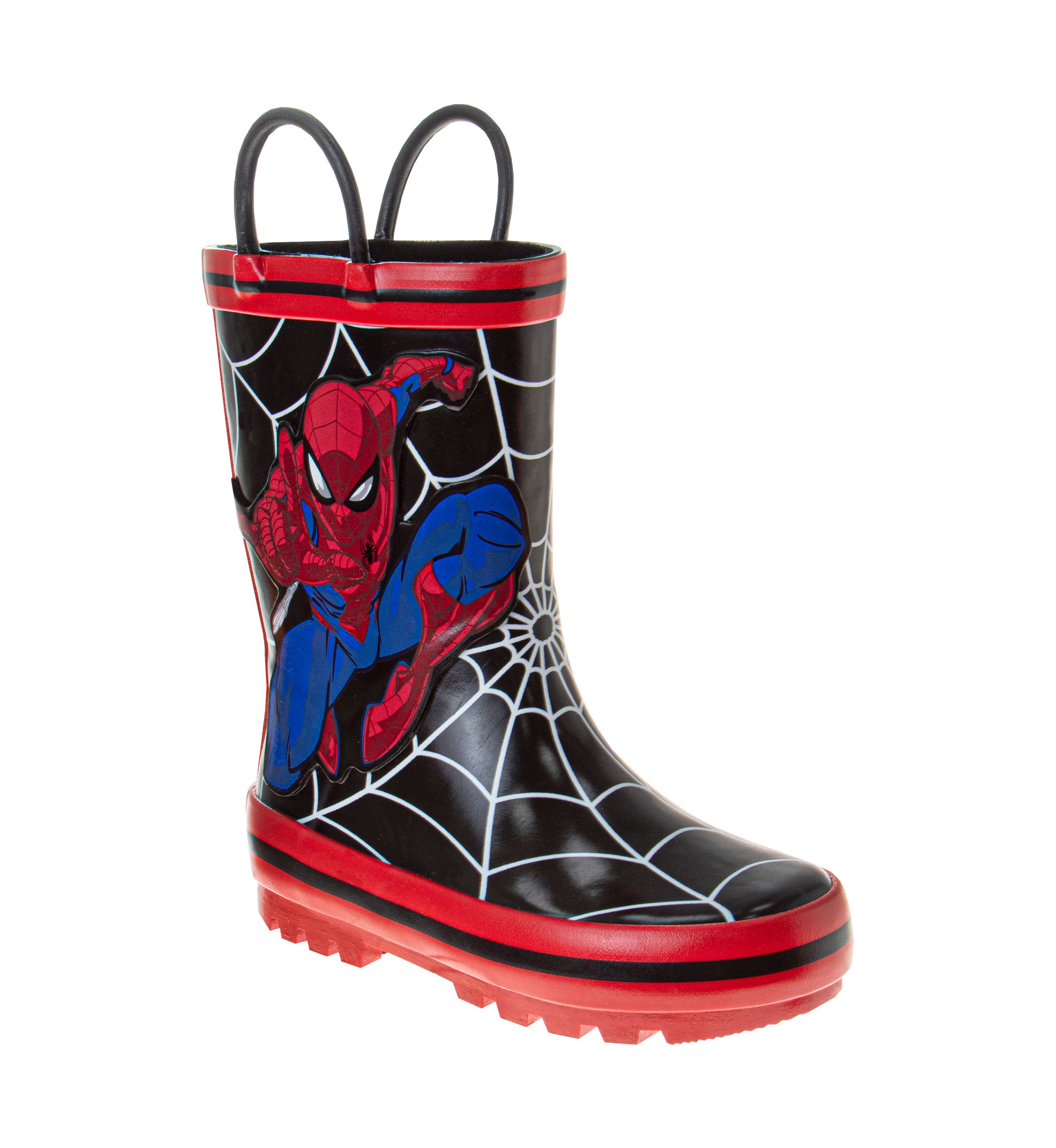 Toddler Boys Spider Man Rain Boots