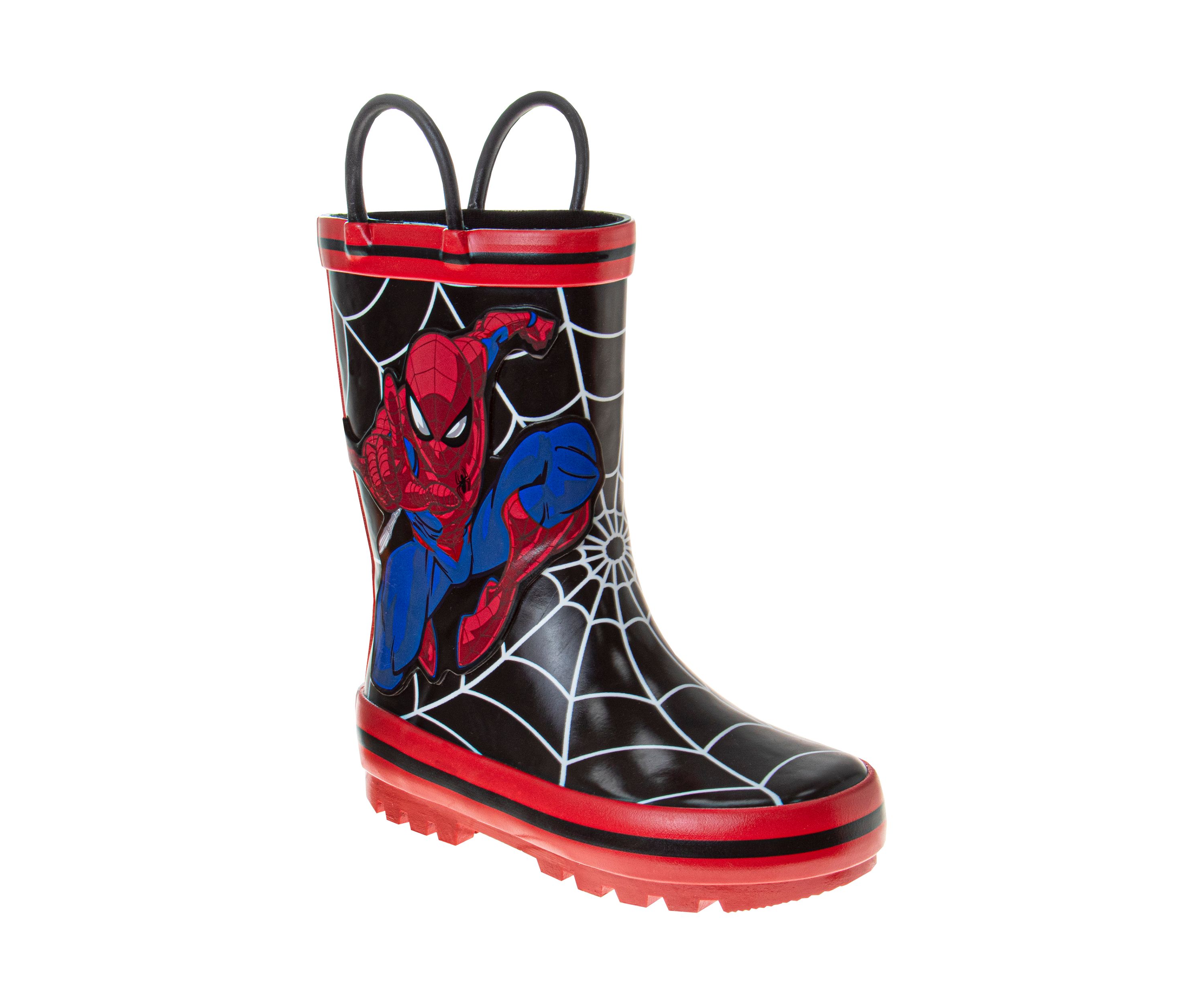Toddler Boys Spider Man Rain Boots