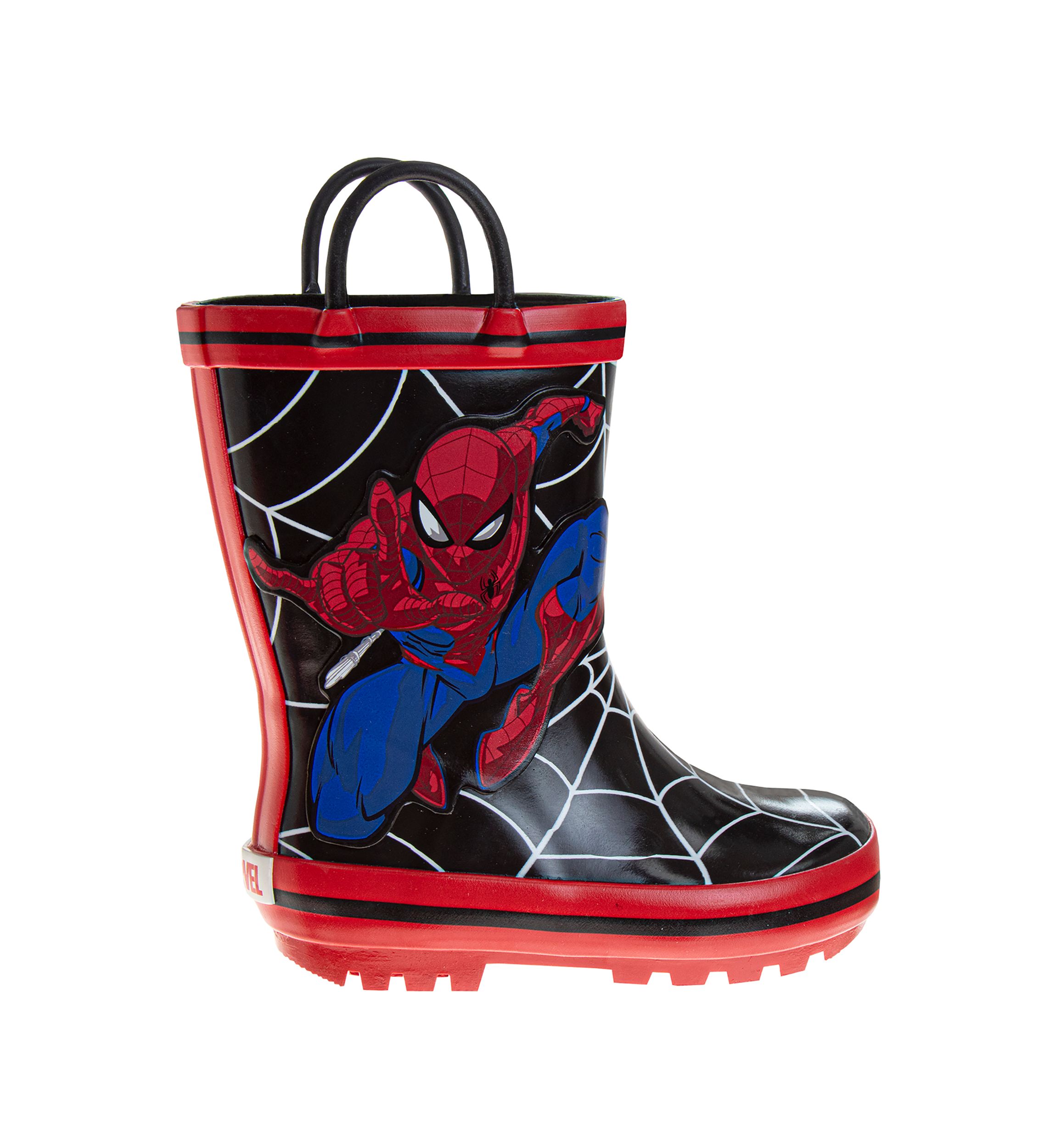 Toddler Boys Spider Man Rain Boots