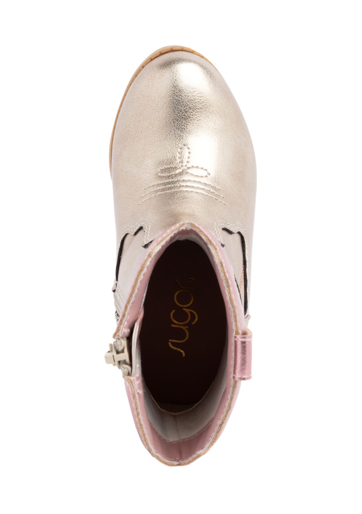 Little Kid Girls Rosette Western Boots