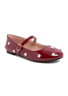 Sugar Big Kid Girls Neva Mary Jane Flats, 4M Big Kid