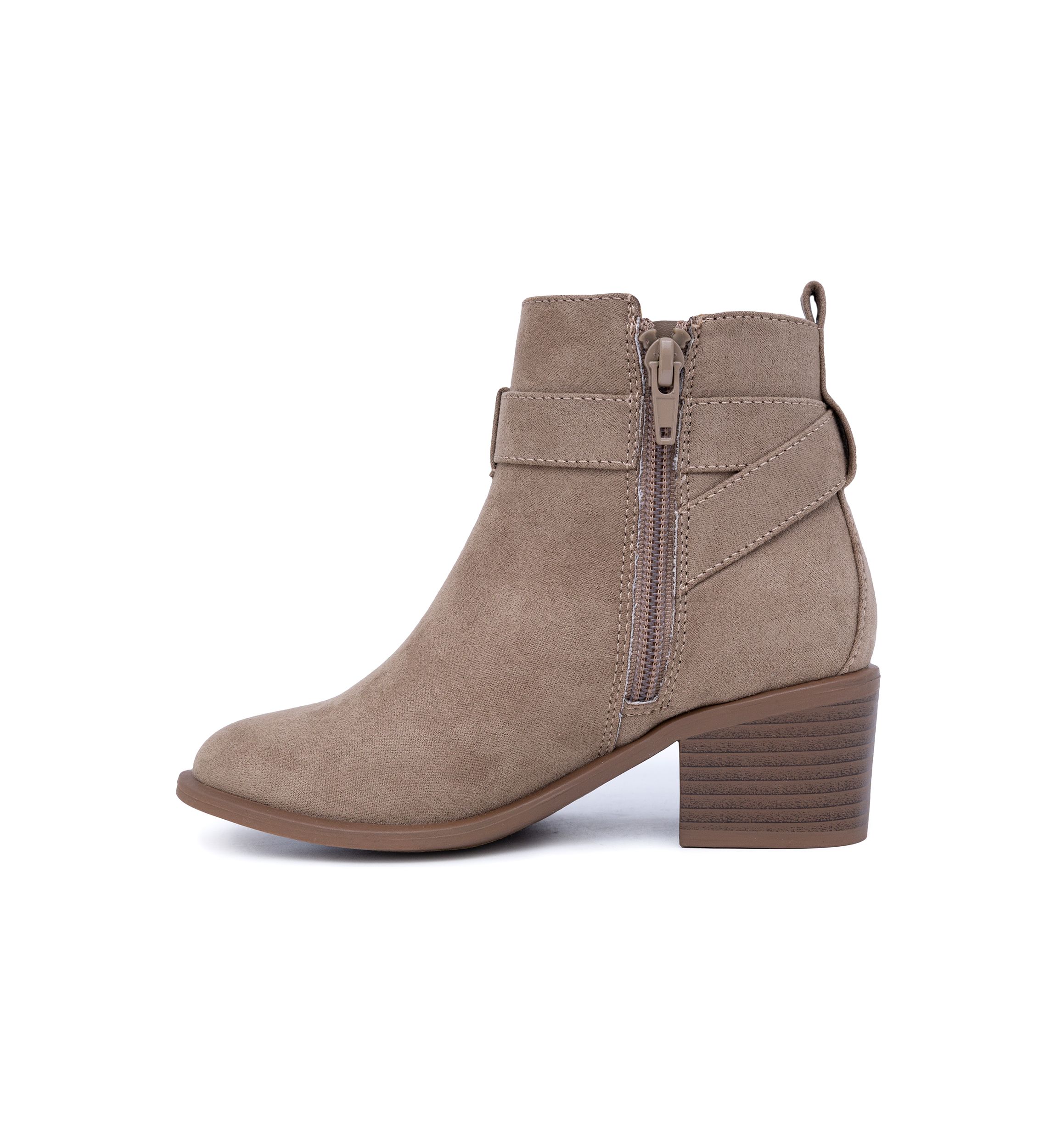 Youth Girls Bierock Buckle Heeled Booties