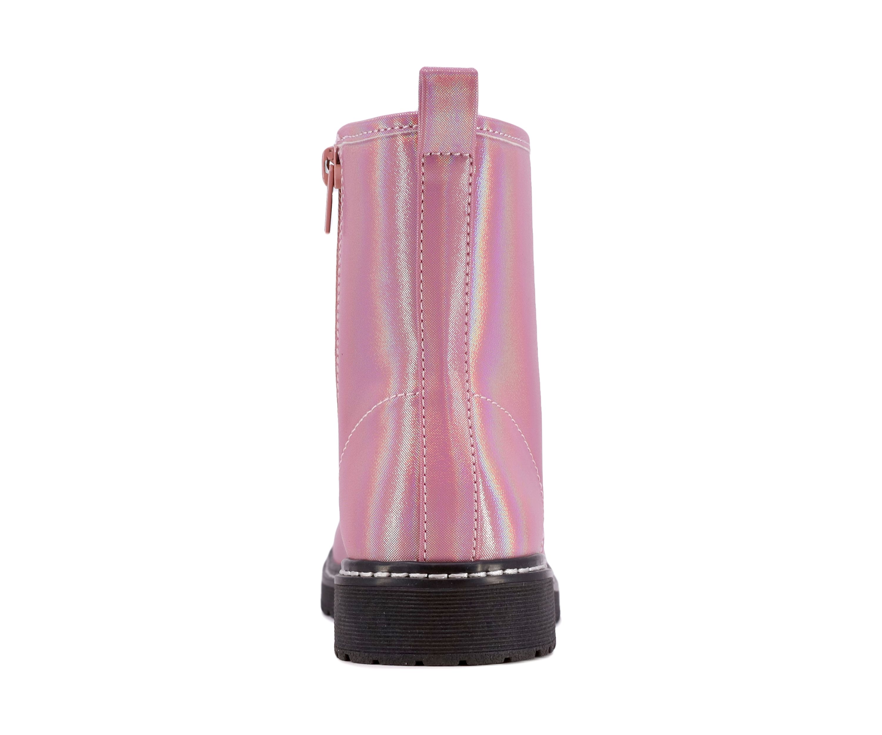 Youth Girls Chloe Shimmer Combat Boots