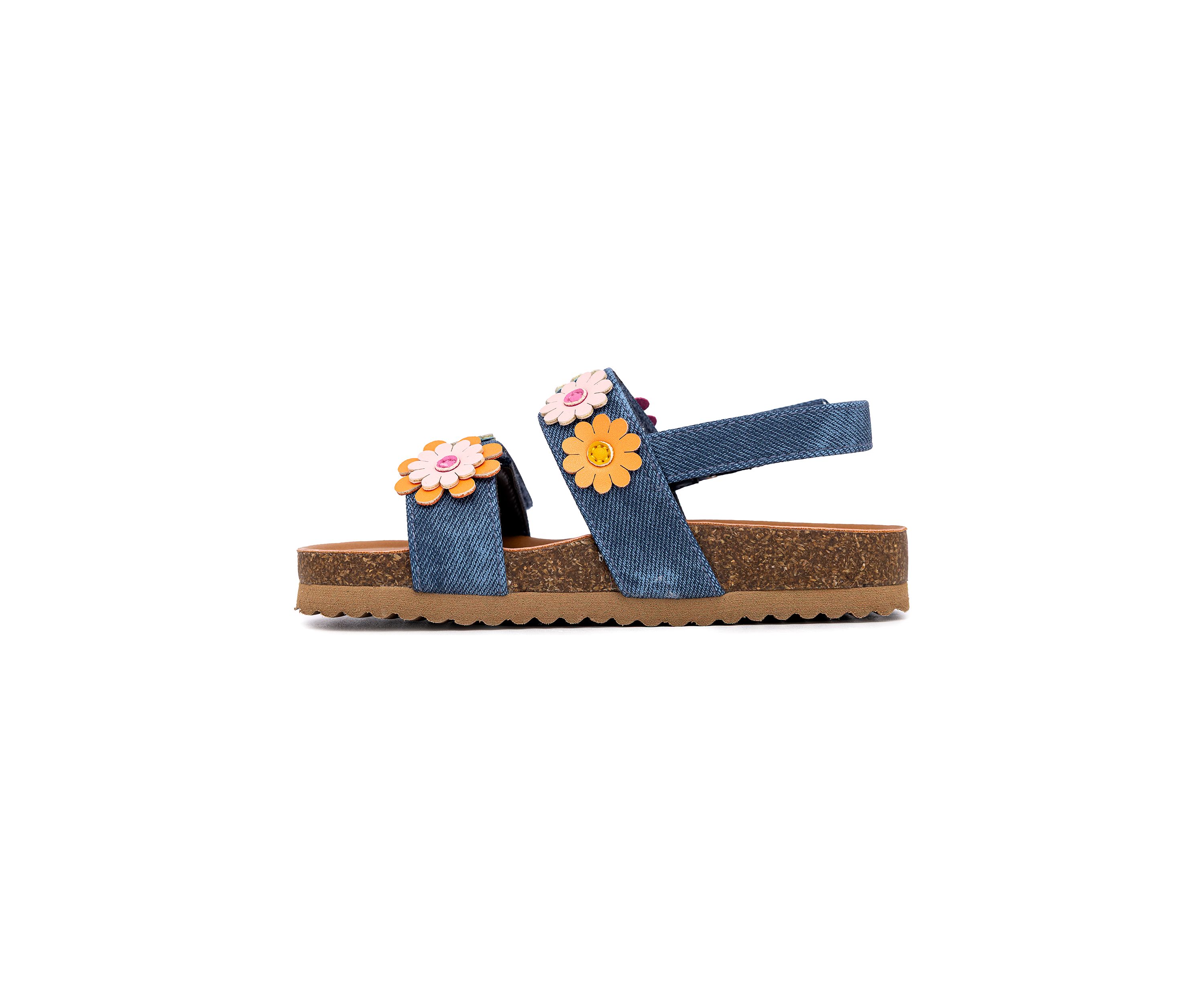 Toddler Girls Haven Floral Appliqué Sandals