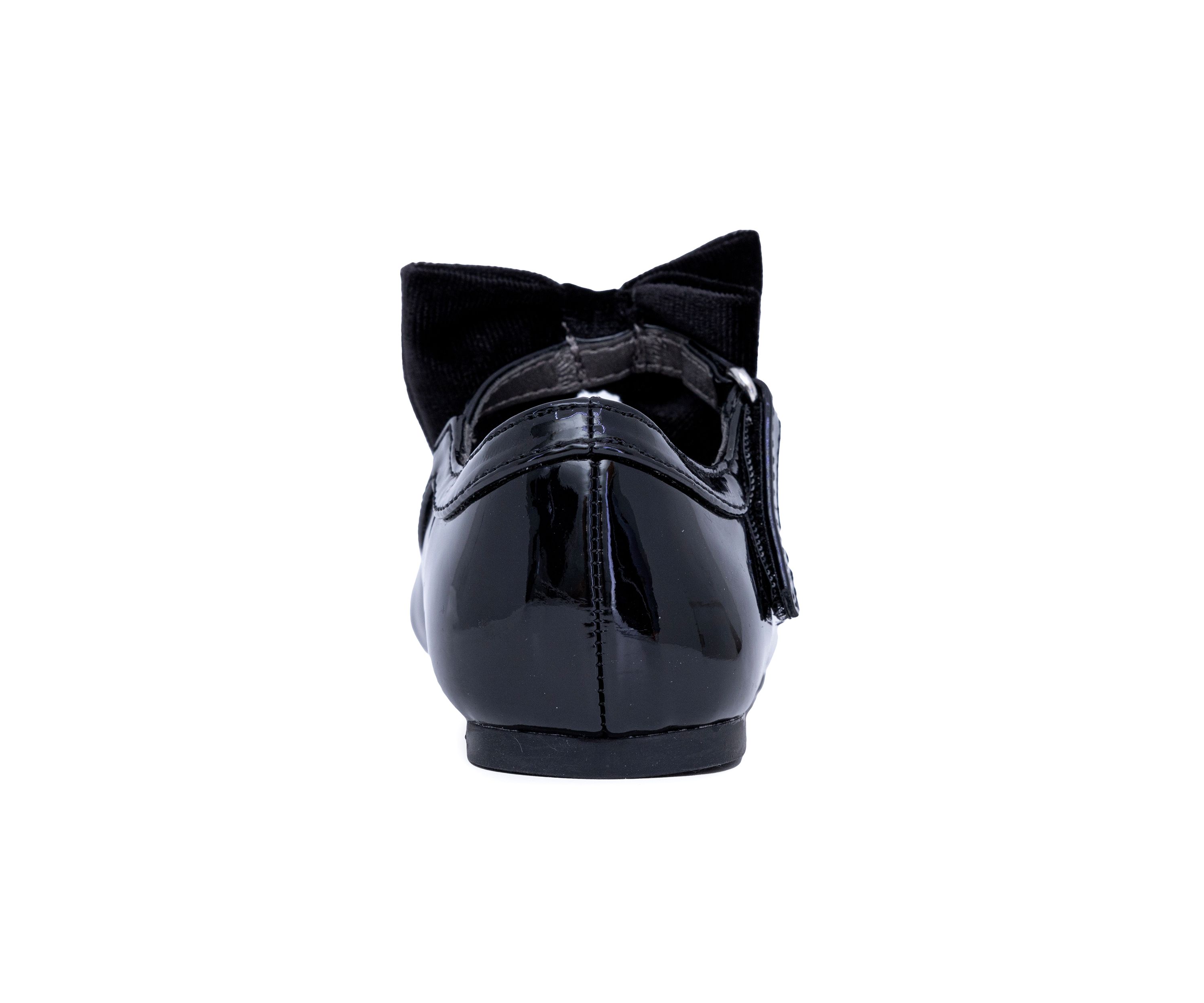 Toddler Girls Lottie Patent Bow Dress Flats