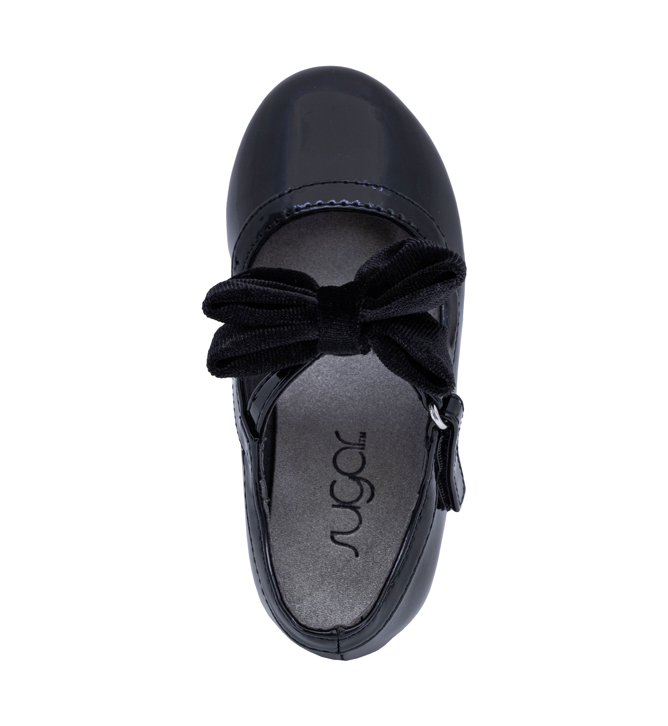 Toddler Girls Lottie Patent Bow Dress Flats